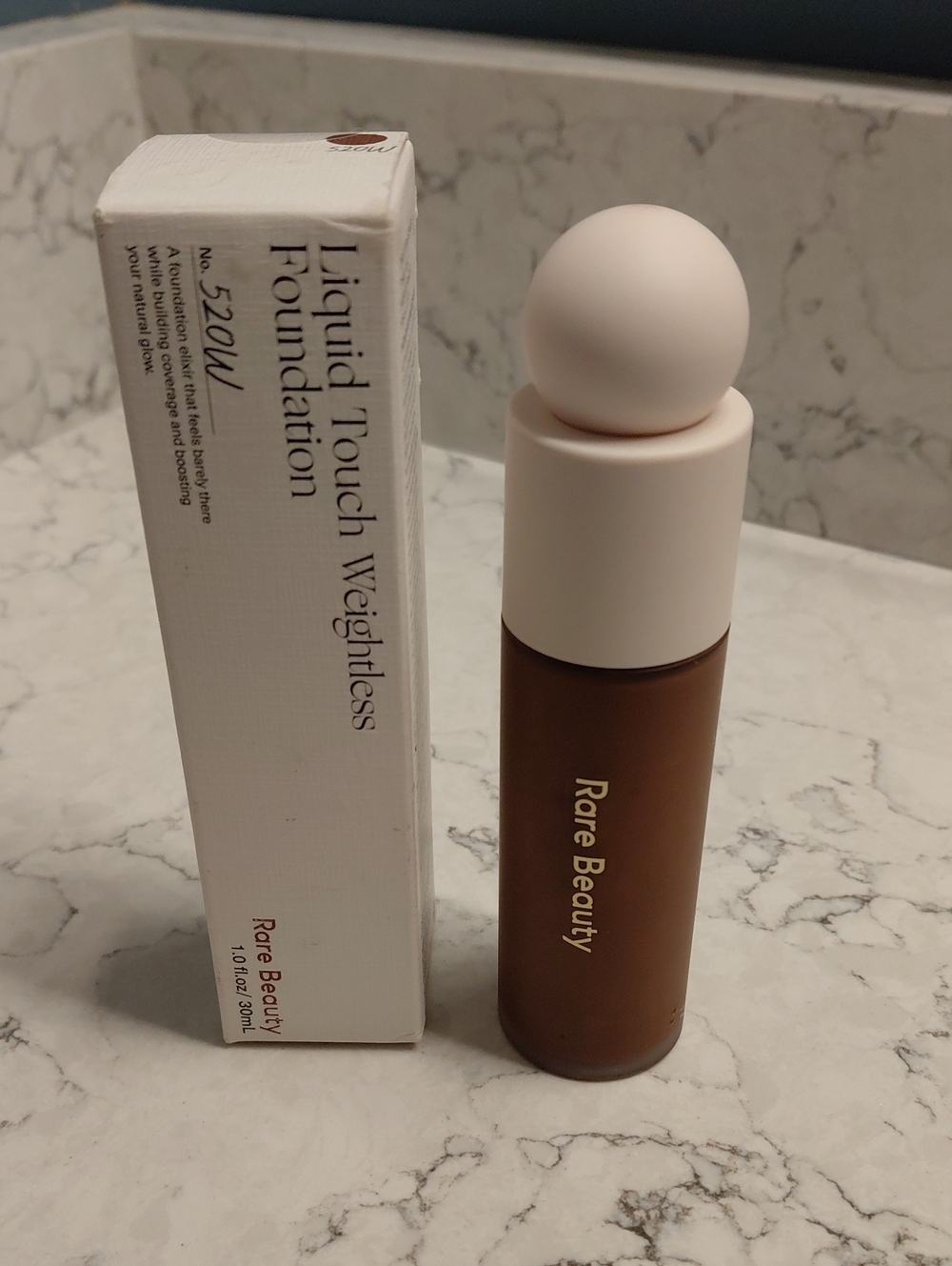NEW Rare Beauty Liquid Touch Weightless Foundation 1.0 fl oz Full Size 520W
